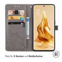 imoshion Mandala Klapphülle für das Oppo Reno 9 / Reno 9 Pro (5G) - Grau