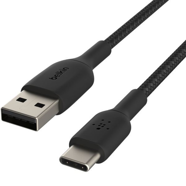 Belkin Boost↑Charge™ Braided USB-C-zu-USB-Kabel - 1 Meter - Schwarz