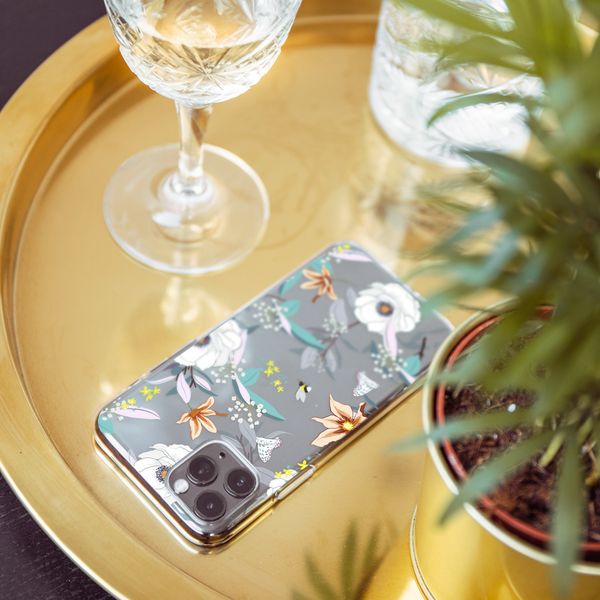 imoshion Design Hülle Samsung Galaxy A42 - Blume - Weiß