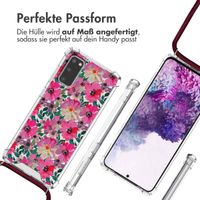 imoshion Design Hülle mit Band Samsung Galaxy S20 - Flower Water