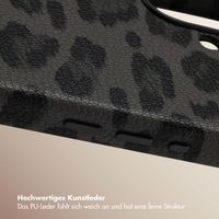 Selencia Sabi Backcover Leopardenmuster mit MagSafe Apple iPhone 17 - Midnight Black