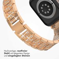 Selencia Sparkle Armband für die Apple Watch Series 1 bis 9 / SE (38/40/41 mm) | Series 10 (42 mm) - Roségold