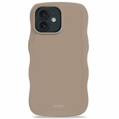 Holdit Wavy Case für das iPhone 12/12 Pro - Mocha Brown