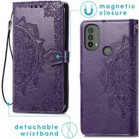 imoshion Mandala Klapphülle Motorola Moto E30 / E40 - Violett