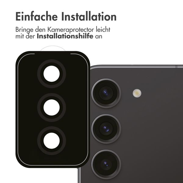 imoshion 2er-Pack Objektivschutz für Kamera für das Samsung Galaxy S23 FE - Schwarz