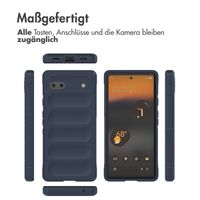 imoshion EasyGrip Back Cover für das Google Pixel 6a - Dunkelblau