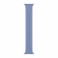 Apple Silikon Solo Loop für  Apple Watch Series 1 - 9 / SE (38/40/41 mm) | Series 10 / 11 (42 mm) - Größe 4 - Winter Blue