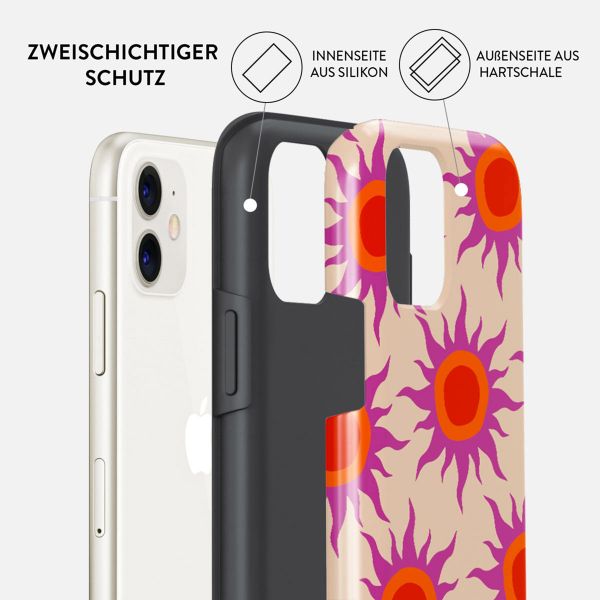 Burga Tough Back Cover für das iPhone 11 - Sunset Glow