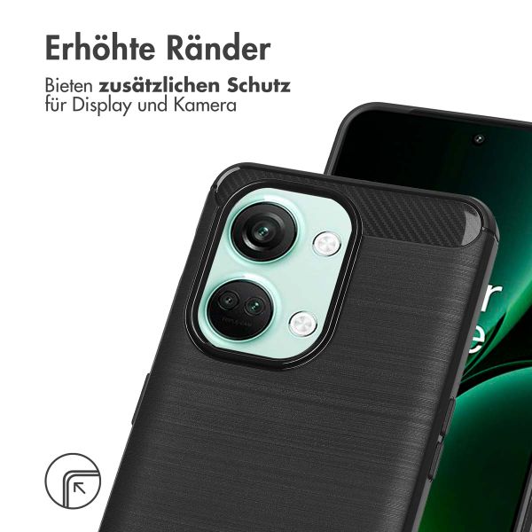 imoshion Brushed Back Cover OnePlus Nord 3 - Schwarz