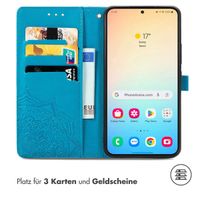 imoshion Mandala Klapphülle Samsung Galaxy S25 Plus - Türkis