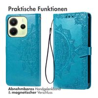 imoshion Mandala Klapphülle Xiaomi Redmi Note 14 (4G) - Türkis