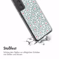 imoshion Design Hülle Samsung Galaxy S21 FE - Bloom Love Sage Green