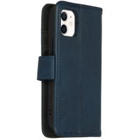 imoshion Luxuriöse Klapphülle Apple iPhone 12 Mini - Dunkelblau