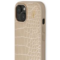 iDeal of Sweden Vegan Leather Back Cover Apple iPhone 13/14/15/16e - Warm Beige Croco