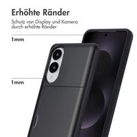 imoshion Backcover mit Kartenfach Samsung Galaxy S25 Edge - Schwarz