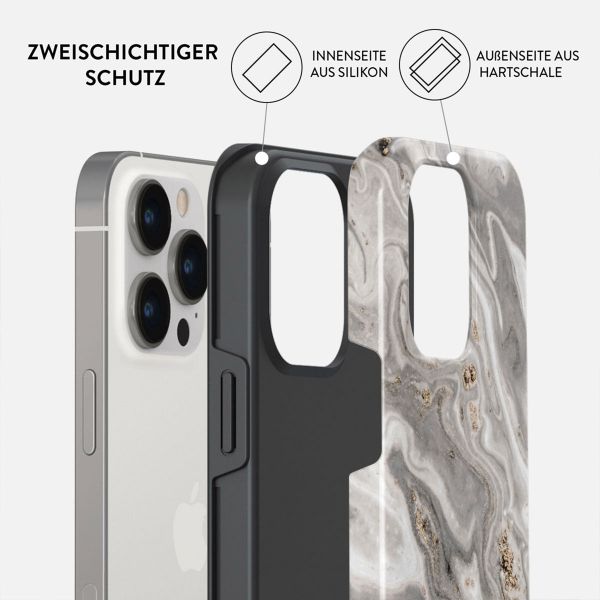 Burga Tough Back Cover für das Apple iPhone 14 Pro - Snowstorm