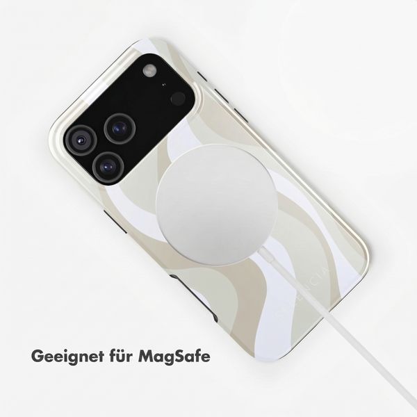 Selencia Vivid Rückabdeckung mit MagSafe Apple iPhone 18 Pro Max / 17 Pro Max - Desert Waves Beige