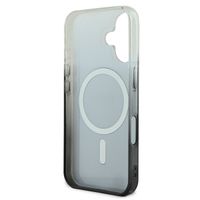 Guess MagSafe IML Glitter Gradient Case für das Apple iPhone 16 - Black