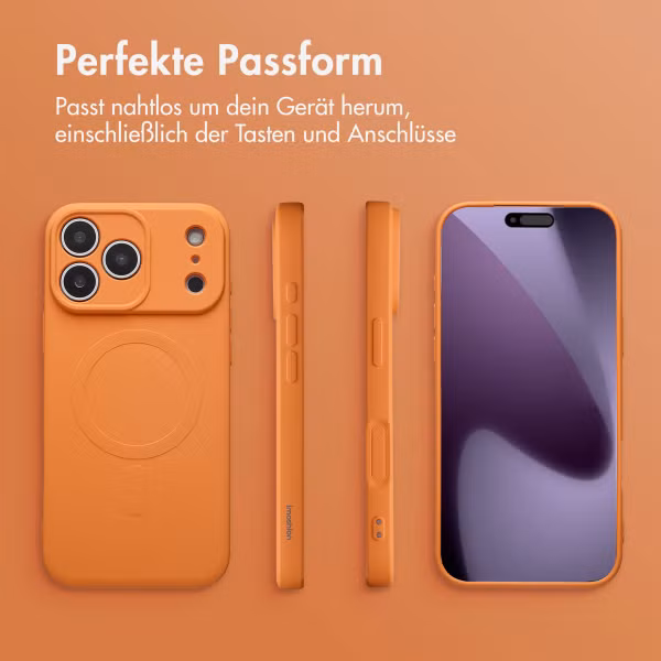 imoshion Color Back Cover mit MagSafe Apple iPhone 17 Pro Max - Neon Orange