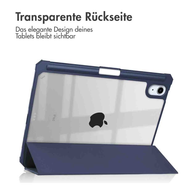 imoshion Trifold Hardcase Klapphülle iPad Mini 7 (2024) / iPad Mini 6 (2021) - Dunkelblau