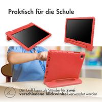 imoshion Schutzhülle mit Handgriff kindersicher für das Lenovo Tab P11 / P11 Plus - Rot