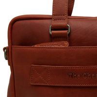 The Chesterfield Brand Manhattan Laptoptasche 15-15.6 Zoll - Echtes Leder - Cognac