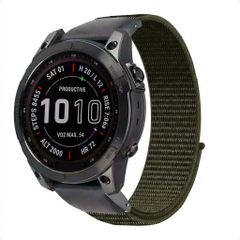 imoshion QuickFit® Nylon Armband -   Garmin 20 mm Anschluss - Größe L/XL - Grün