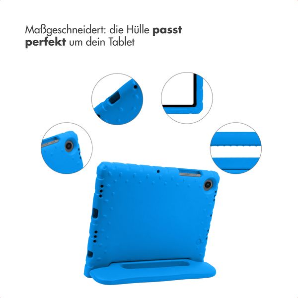 imoshion Hülle mit Handgriff kindersicher Samsung Galaxy Tab A8 - Blau