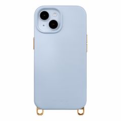 Selencia Rivièra Backcover mit MagSafe mit abnehmbaren Haken Apple iPhone 14 / 13 - Powder Blue