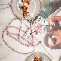 imoshion Design Hülle mit Band Samsung Galaxy A72 - Cherry Blossom