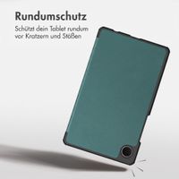 imoshion Trifold Klapphülle Samsung Galaxy Tab A11 / A9 8.7 Zoll - Dunkelgrün