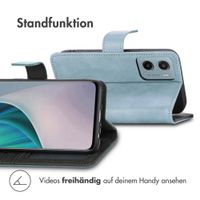 imoshion Luxuriöse Klapphülle Motorola Moto G05 / E15 - Hellblau