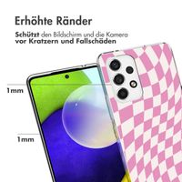 imoshion Design Hülle für das Samsung Galaxy A53 - Retro Pink Check