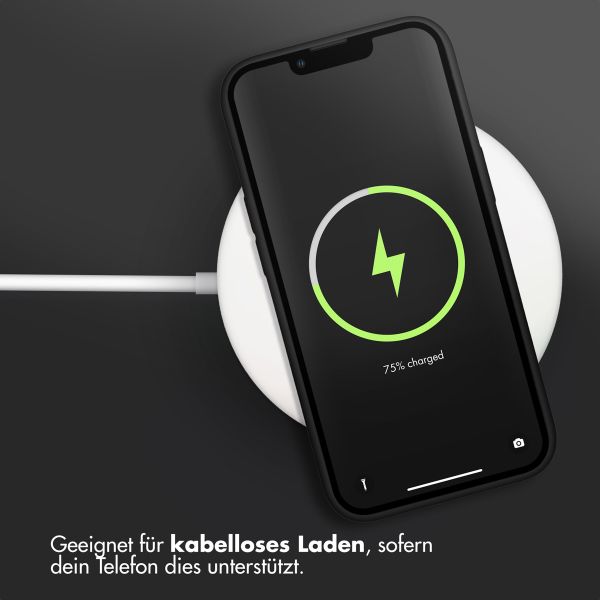 Accezz Liquid Silikoncase Apple iPhone 13 Pro - Schwarz