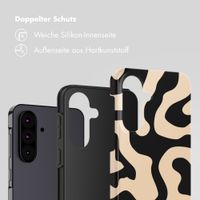 Selencia Vivid Back Cover Samsung Galaxy A37 (5G) - Art Wave Black