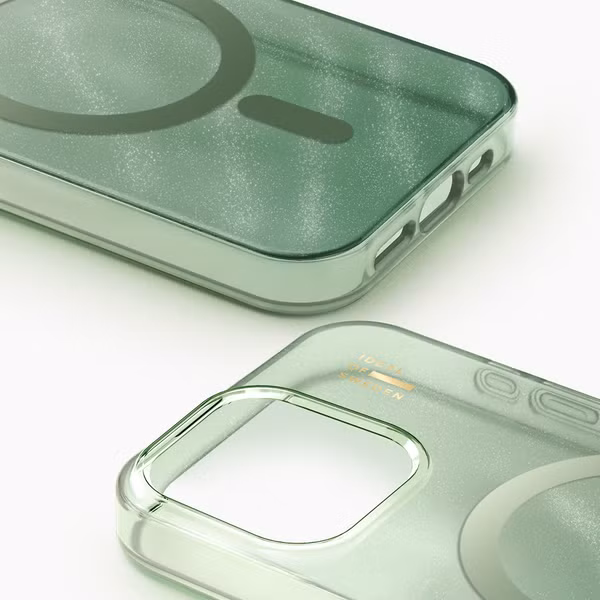 iDeal of Sweden Clear Case MagSafe Apple iPhone 15 Pro - Sage Green