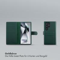 Selencia Olyn Abnehmbare Bookcase mit MagSafe Samsung Galaxy S24 Ultra - Grün