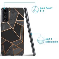 imoshion Design Hülle Samsung Galaxy S21 - Black Graphic