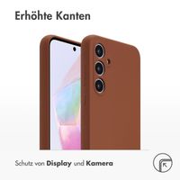 Accezz Liquid Silikoncase Samsung Galaxy A35 - New Tea Brown
