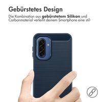 imoshion Brushed Back Cover Samsung Galaxy A17 - Dunkelblau