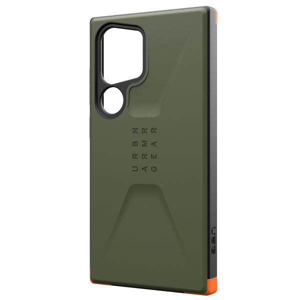 UAG Civilian Backcover für das Samsung Galaxy S24 Ultra - Olive Drab