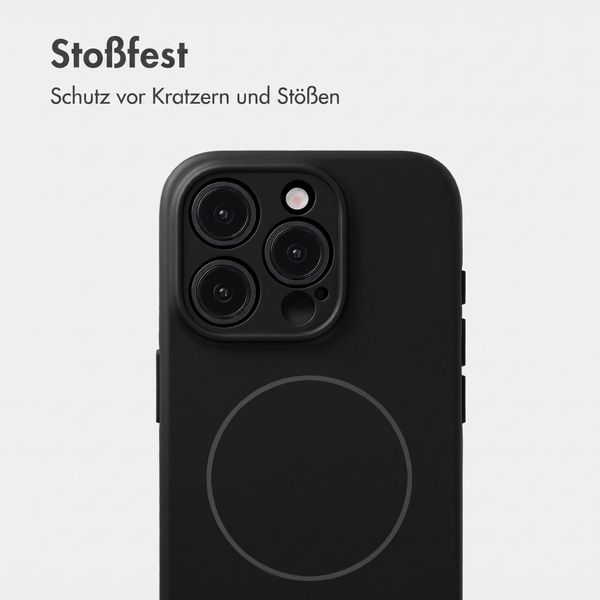 Accezz Grip Backcover mit MagSafe Apple iPhone 15 Pro - Schwarz
