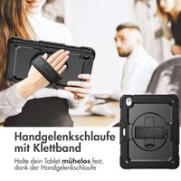 Accezz Robustes Back Cover mit Schultergurt für das iPad Air 13 Zoll (2025) M3 / (2024) M2 - Schwarz