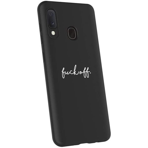 imoshion Design Hülle Samsung Galaxy A20e - Fuck Off - Schwarz