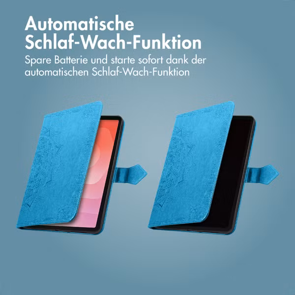 imoshion Mandala Klapphülle Samsung Galaxy Tab S11 Ultra - Türkis