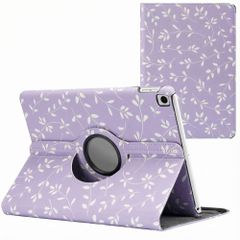 imoshion 360° drehbare Design Klapphülle Apple iPad 9 (2021) 10.2 Zoll / iPad 8 (2020) 10.2 Zoll / iPad 7 (2019) 10.2 Zoll - Lavender Flowers