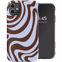 Selencia Vivid Back Cover Apple iPhone 11 - Dream Swirl Chocolate