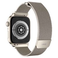 Uniq Dante Mesh-Stahlarmband für das  Apple Watch Series 1 t/m 11 / SE / Ultra (44/45/46/49 mm) - Starlight