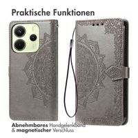 imoshion Mandala Klapphülle Xiaomi Redmi Note 14 (4G) - Grau
