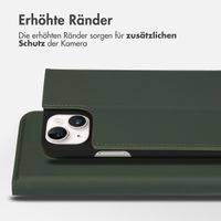 Accezz Premium Leather Slim Klapphülle Apple iPhone 14 Plus - Grün